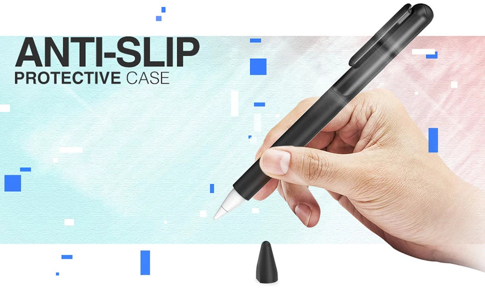 Apple Pencil 2nd Gen Silicone Case – Anti-Slip Grip & Wireless Charging Compatible