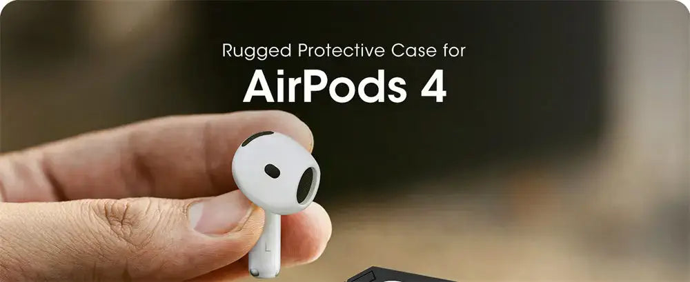For Apple Airpods 4 Case I-BLASON Matrix Magnetic Automatic Lock Military Protective Case with Lanyard for Airpods 4th