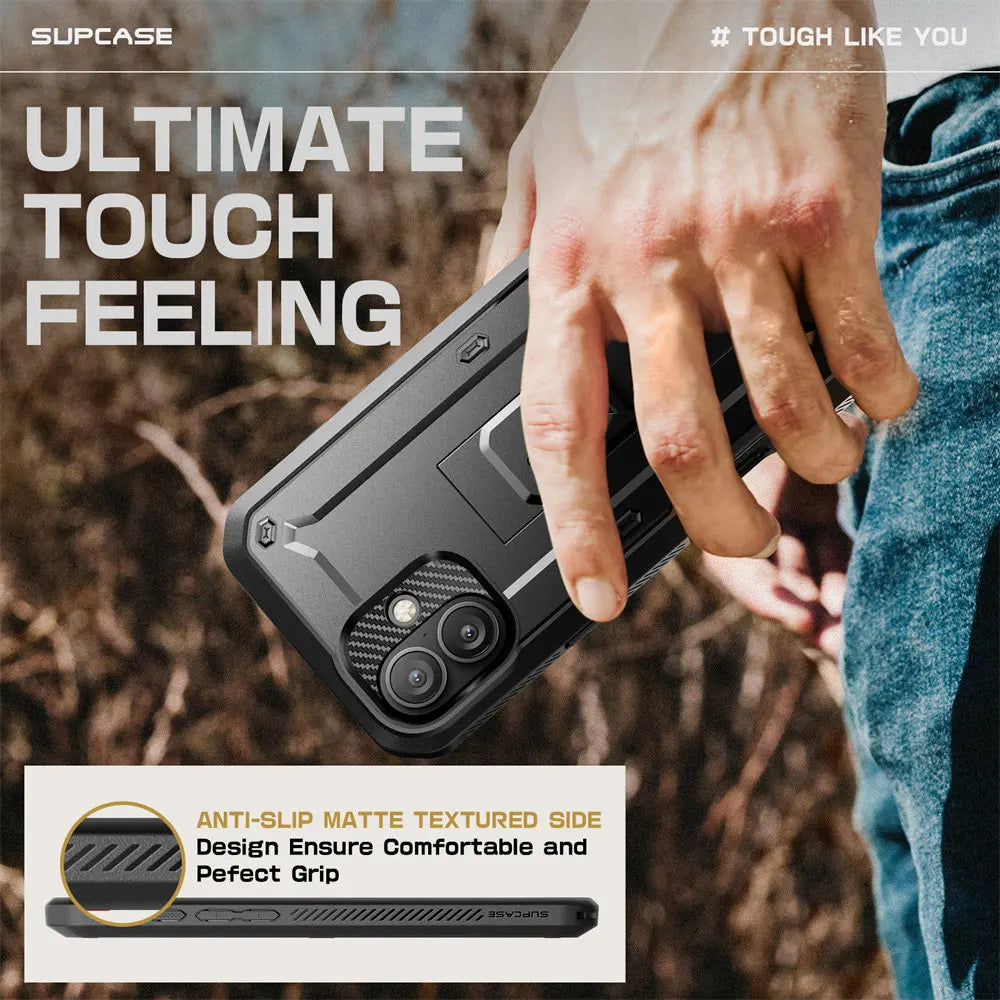 Heavy-Duty Rugged Case for iPhone 16 Plus With Screen Protector