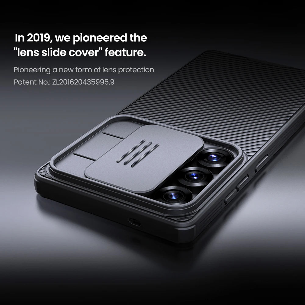 Samsung S25 Ultra Case with Sliding Camera Cover | & Lens Protection