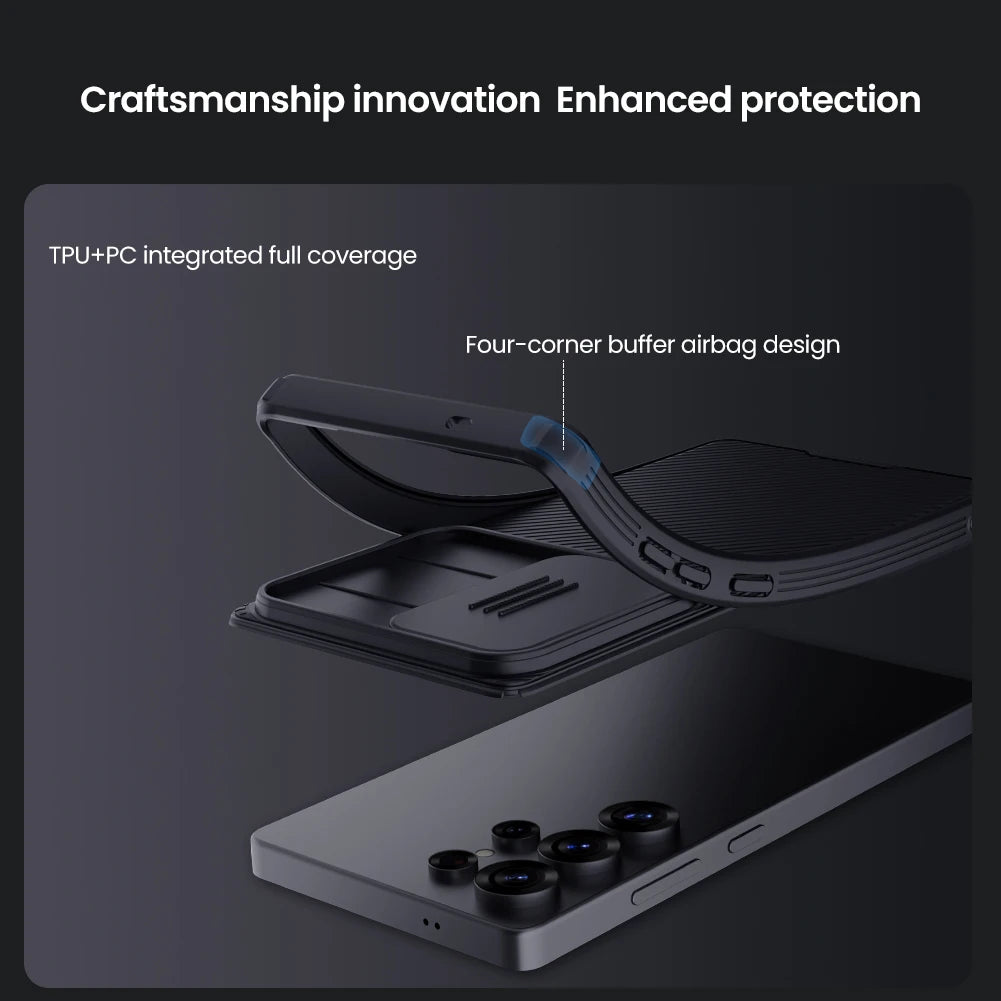 Samsung S25 Ultra Case with Sliding Camera Cover | & Lens Protection