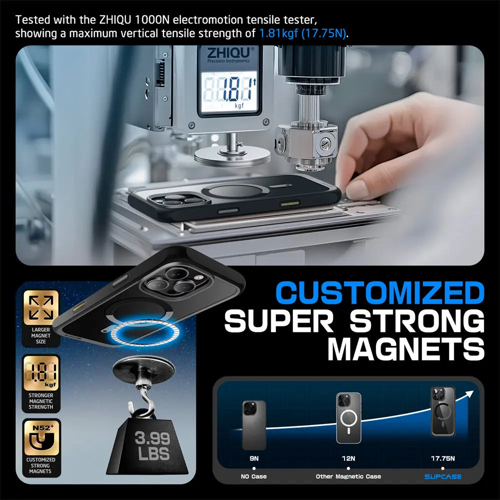 iPhone 16 Pro Max Case – Slim Magnetic Shockproof Case & Camera Button