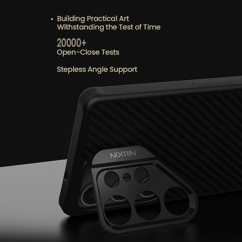 Samsung Galaxy S25 Ultra MagSafe Aramid Fiber Case with Kickstand & Military-Grade Protection