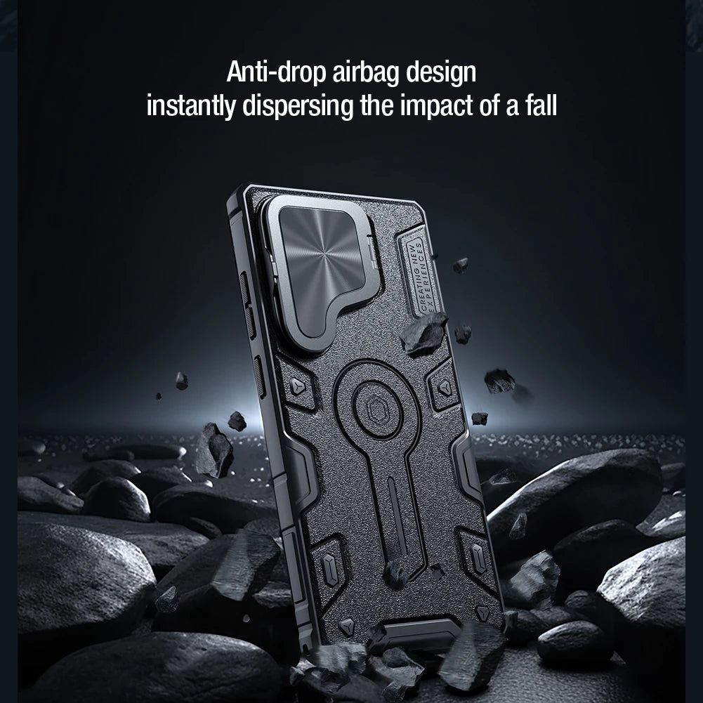 MagSafe Case for Samsung Galaxy S25 Ultra – Armor Prop Magnetic Wireless Charging Back Cover