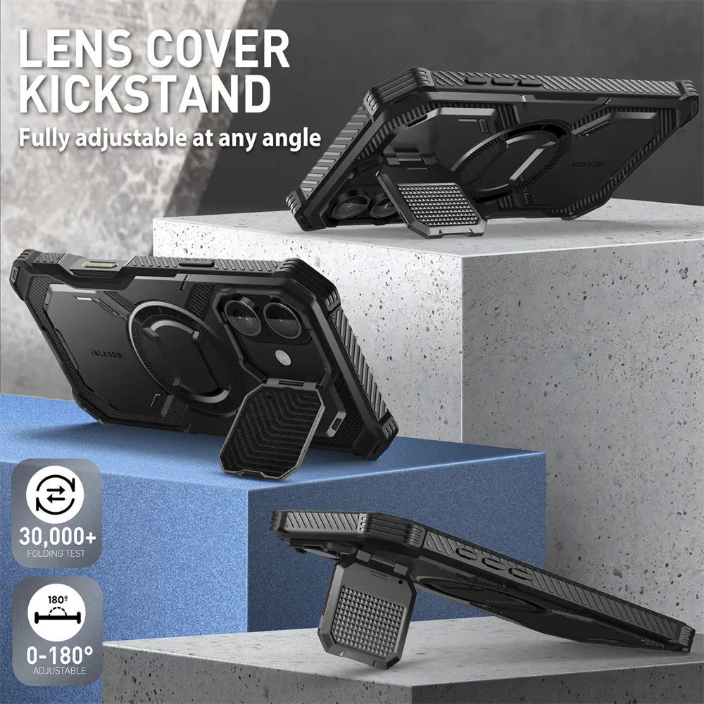 iPhone 16 – Military-Grade Armorbox MagSafe Case with Camera Protector