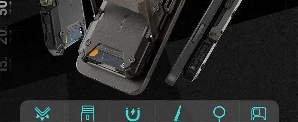 Magnetic Tripod Phone Stand & Card Holder – MagSafe Compatible & Adjustable Kickstand