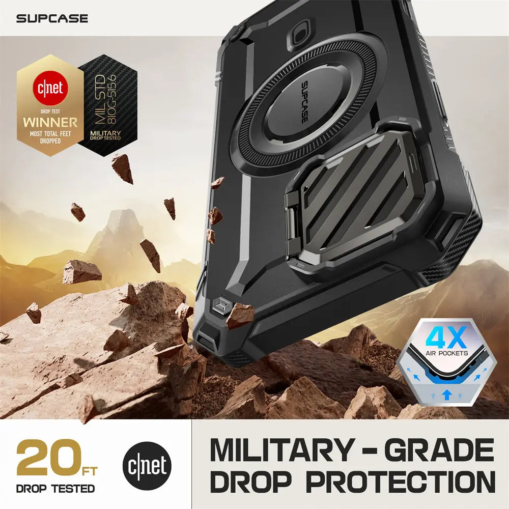 iPhone 16 Pro Max – Magnetic Rugged Case with Camera Cover