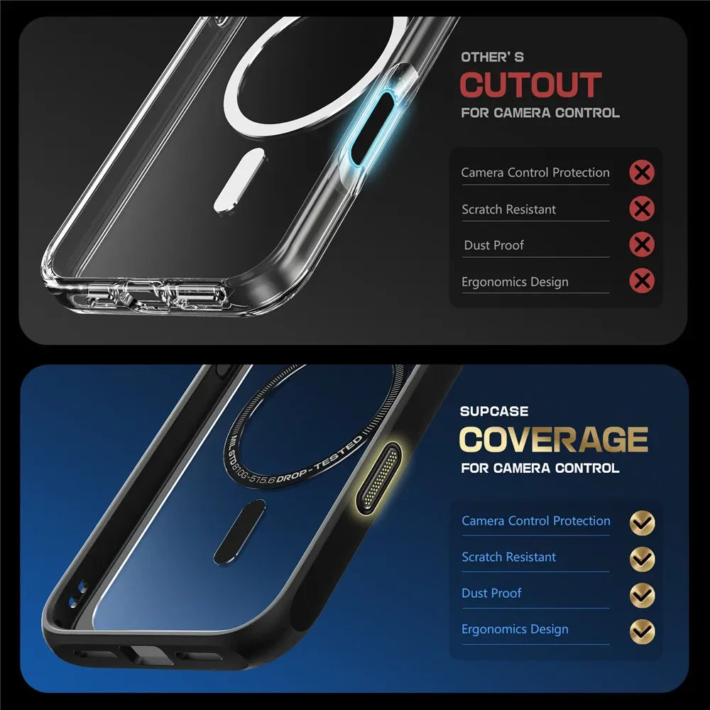 iPhone 16 Pro Slim MagSafe Case – Military-Grade Protection