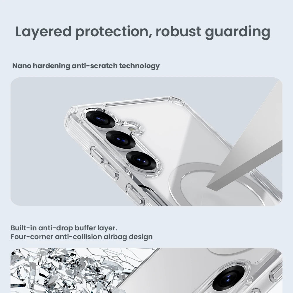 Samsung S25 Plus MagSafe Case | Wireless Charging & Lens Protection