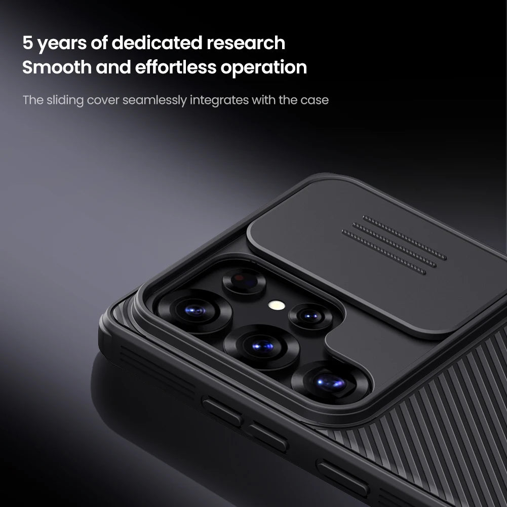 Samsung S25 Ultra Case with Sliding Camera Cover | & Lens Protection