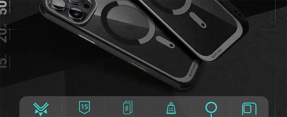 iPhone 16 Pro Slim MagSafe Case – Military-Grade Protection