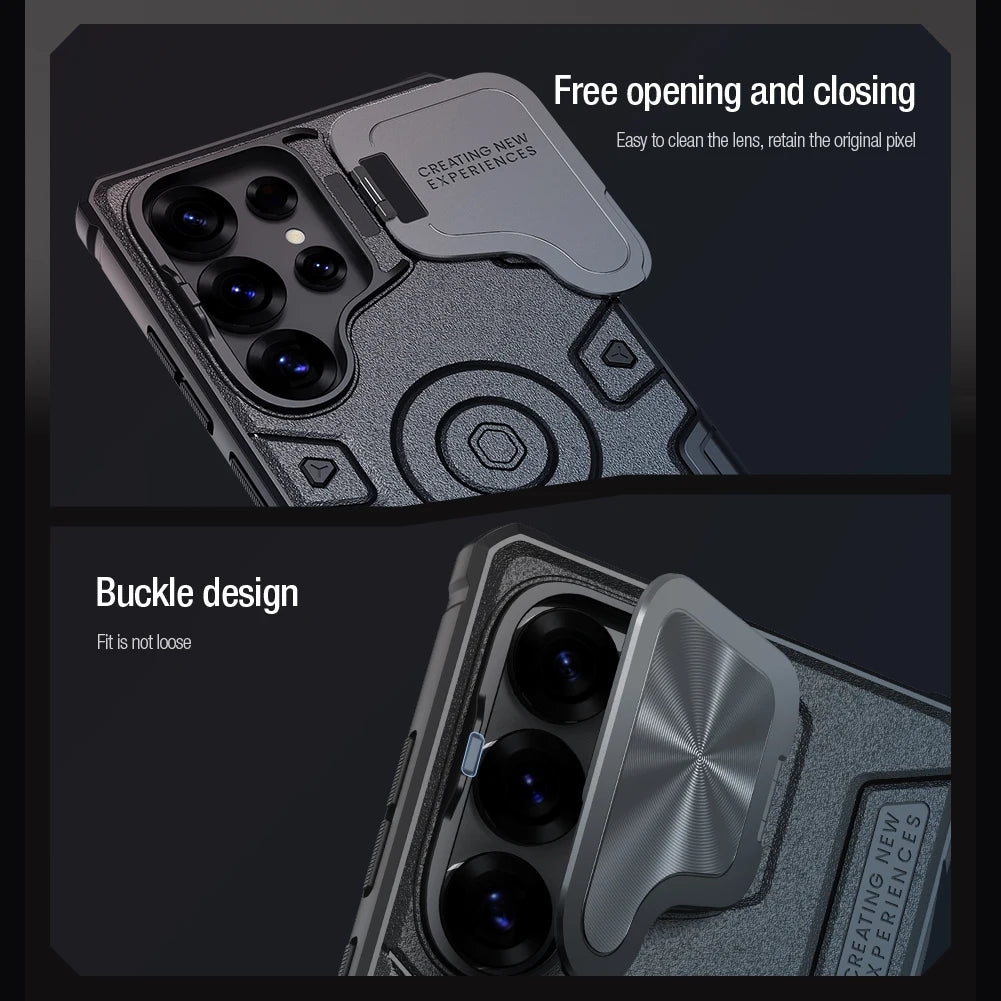 MagSafe Case for Samsung Galaxy S25 Ultra – Armor Prop Magnetic Wireless Charging Back Cover