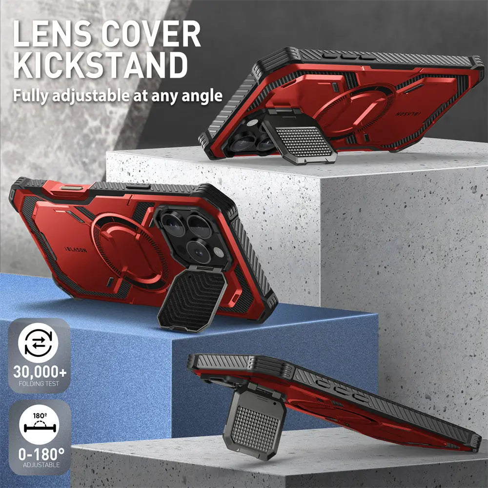 iPhone 16 Pro Max Case with Camera Control Button & Magnetic Kickstand