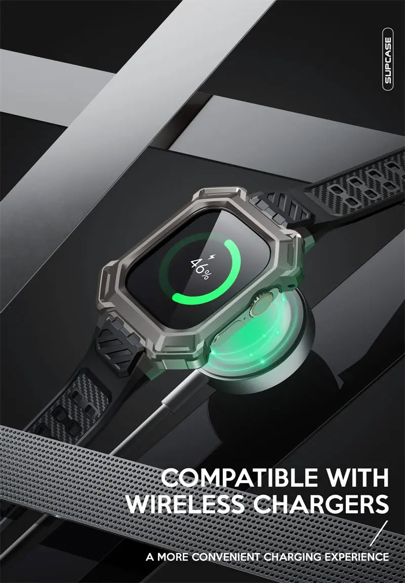 Apple Watch Ultra 49mm Case | UB Pro XT Rugged Metal Protective Cover with Strap
