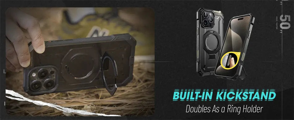 iPhone 16 Pro Rugged MagSafe Case – Camera Control & Drop Protection