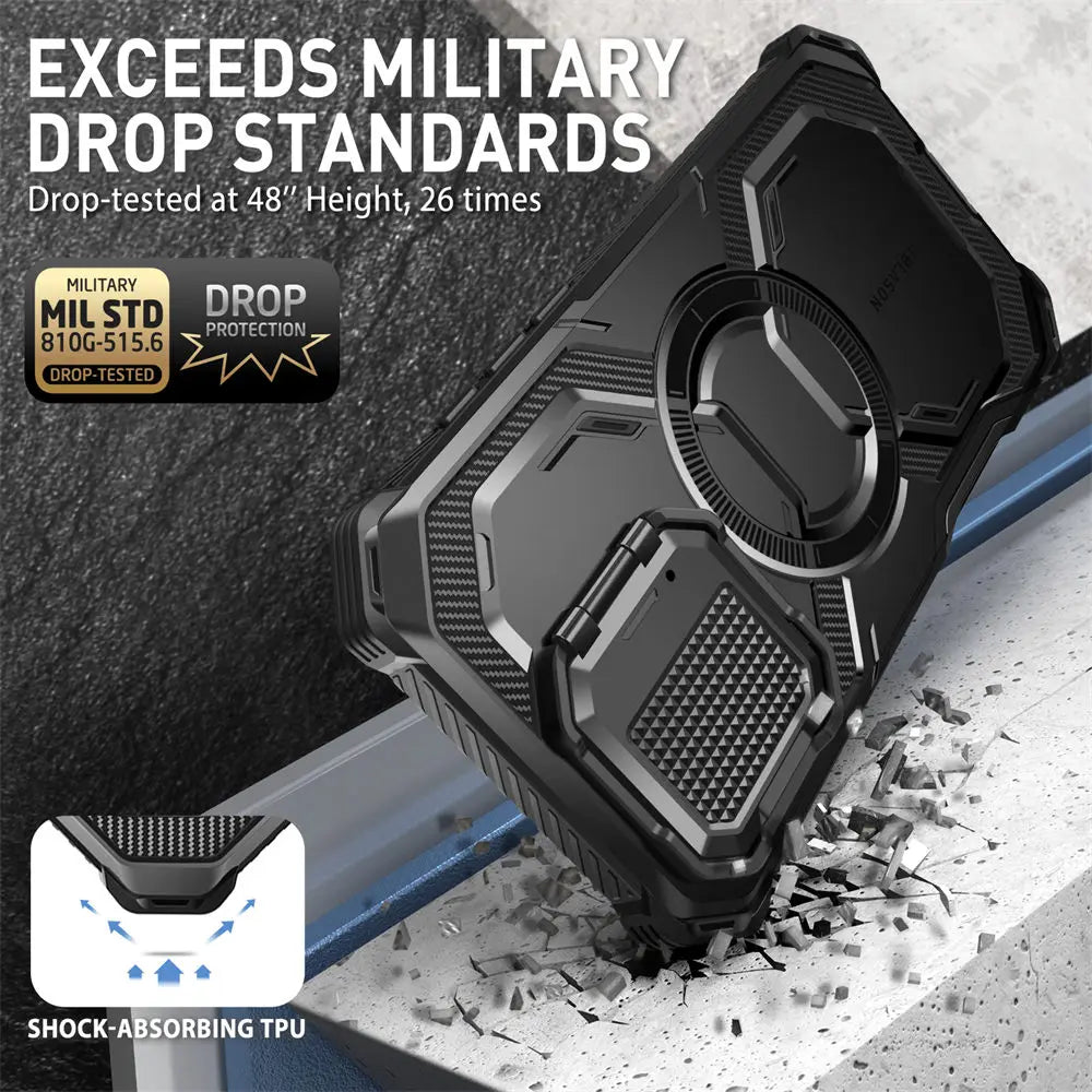 iPhone 16 – Military-Grade Armorbox MagSafe Case with Camera Protector
