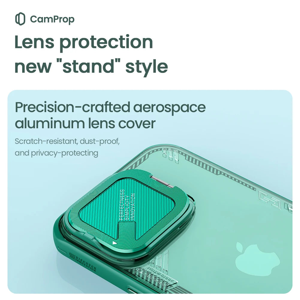 iPhone 16 Pro Max Eco-friendly Shockproof Case With Camera Holder