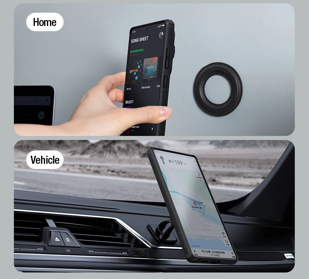MagSafe Case for Samsung Galaxy S25 Ultra – CamShield Prop Magnetic Wireless Charging Back Cover