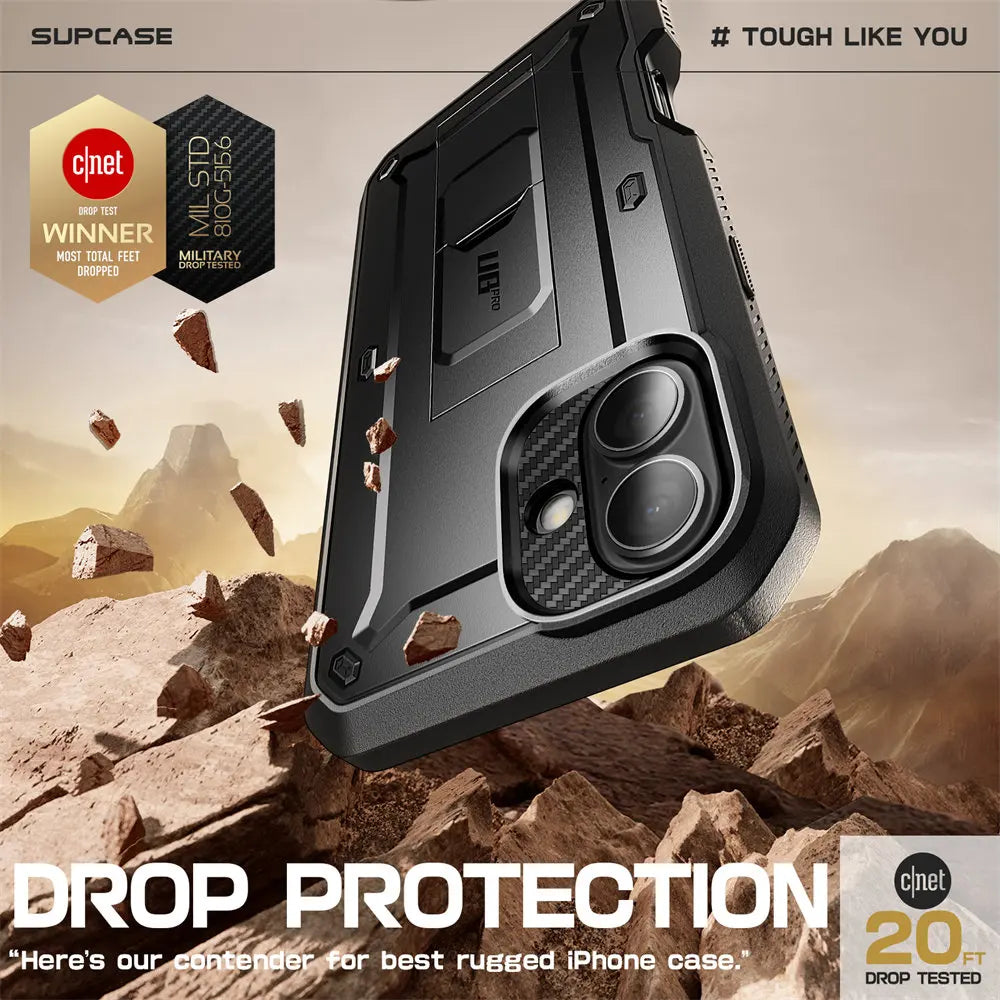Heavy-Duty Rugged Case for iPhone 16 Plus With Screen Protector