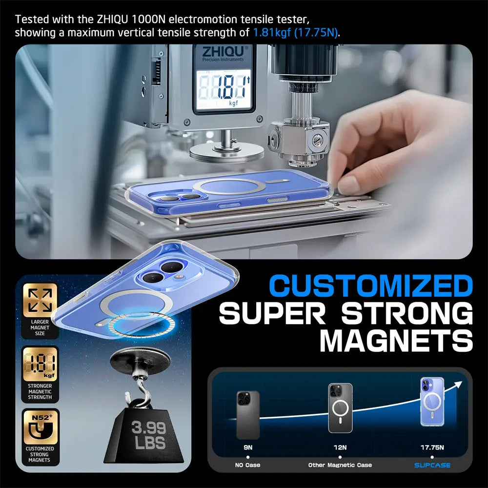 Clear Case for iPhone 16 Plus – Camera Button & MagSafe