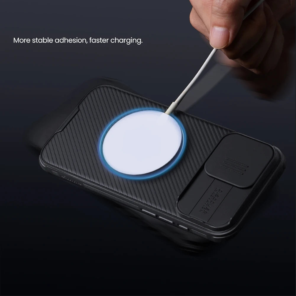 MagSafe Case with Sliding Lens Cover for iPhone 16 Pro Max