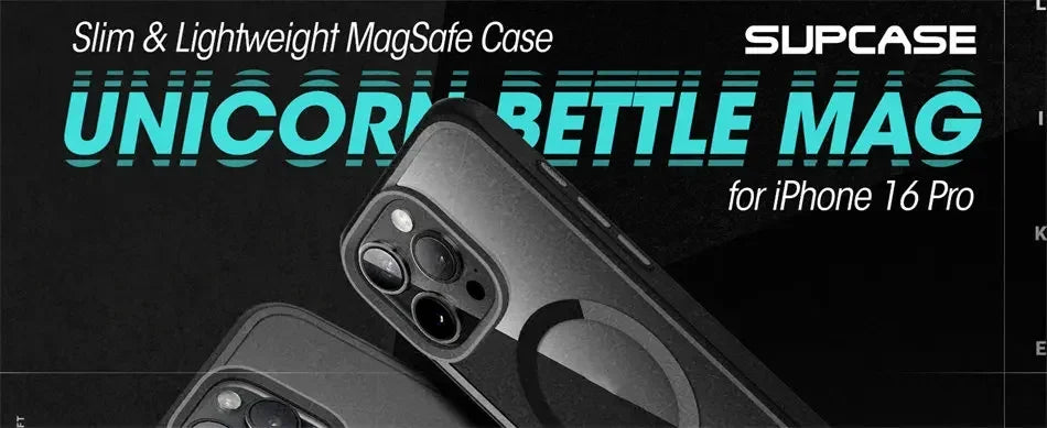 iPhone 16 Pro Slim MagSafe Case – Military-Grade Protection