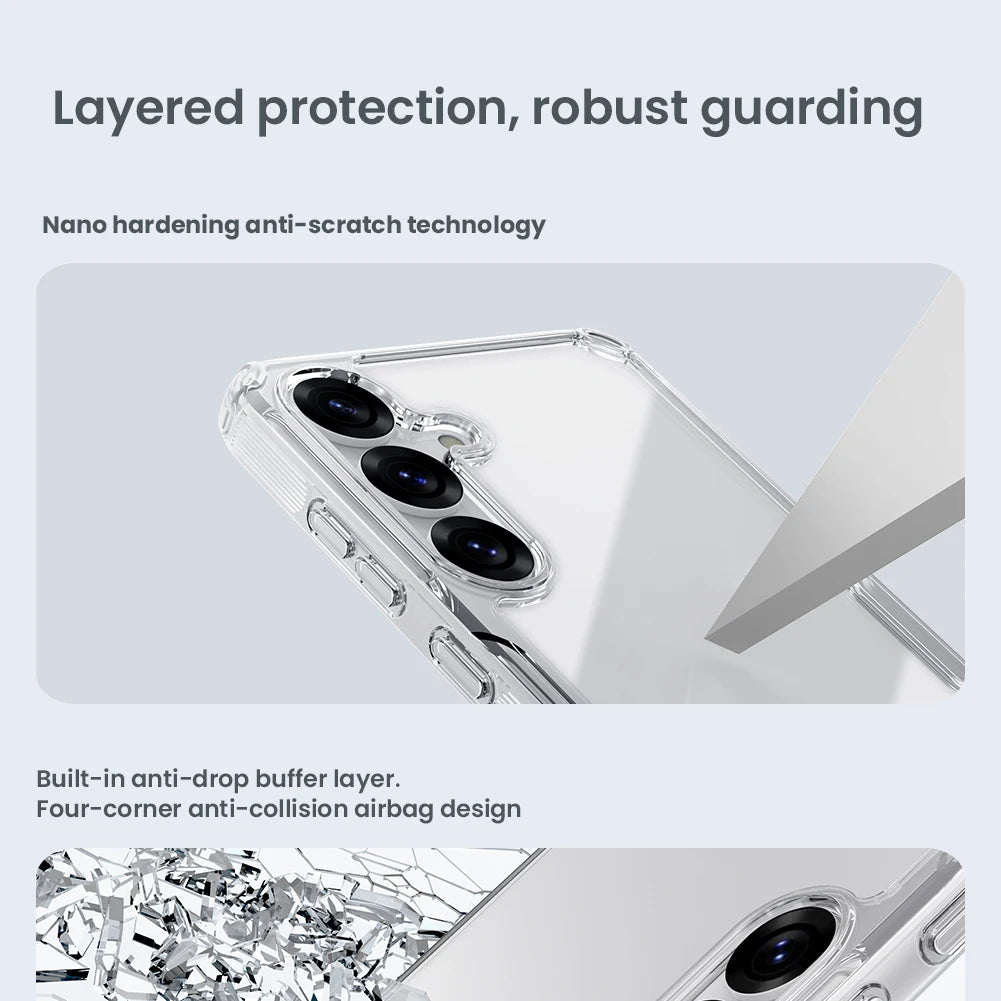 Samsung S25 Ultra Case Hybrid Transparent Cover | & Slim