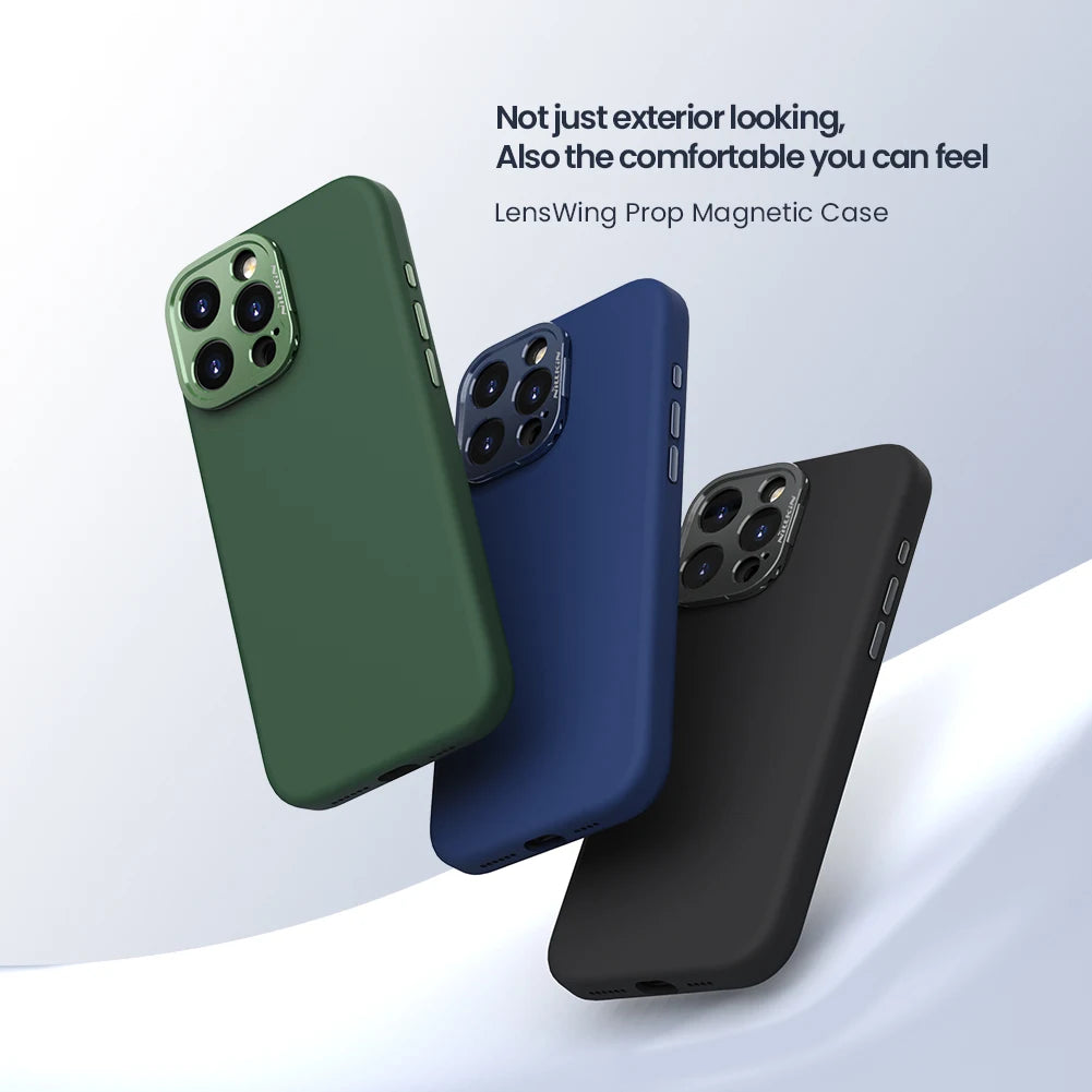 iPhone 16 Pro Max Magsafe Case Classic Liquid Silicone with Camera Protection & Kickstand