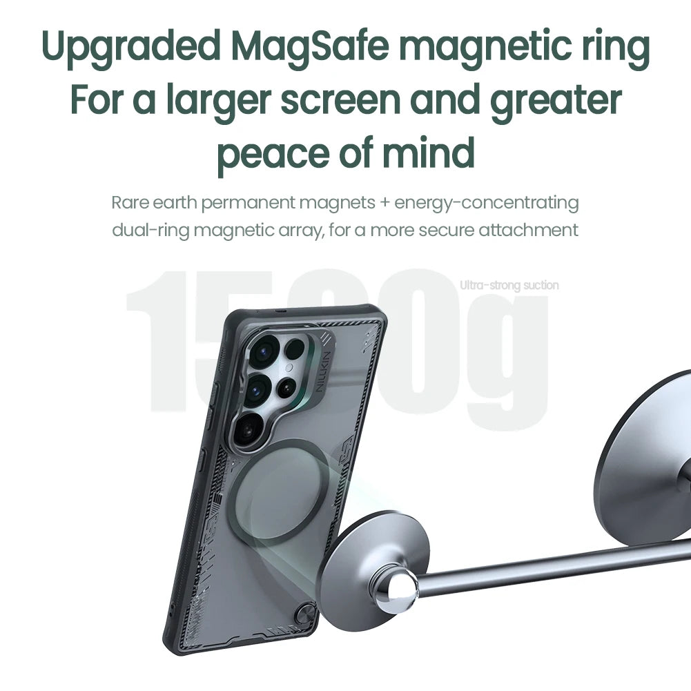 Samsung Galaxy S25 Ultra MagSafe Case – Iceblade Prop Magnetic Back Cover with Camera Protection
