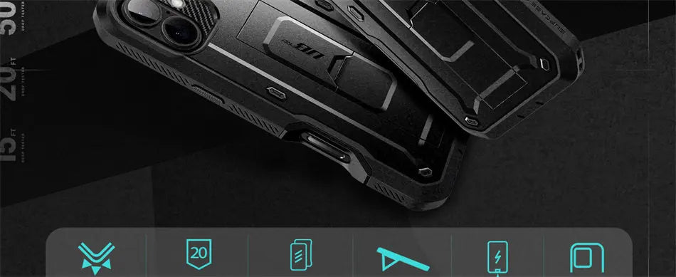 Heavy-Duty Rugged Case for iPhone 16 Plus With Screen Protector