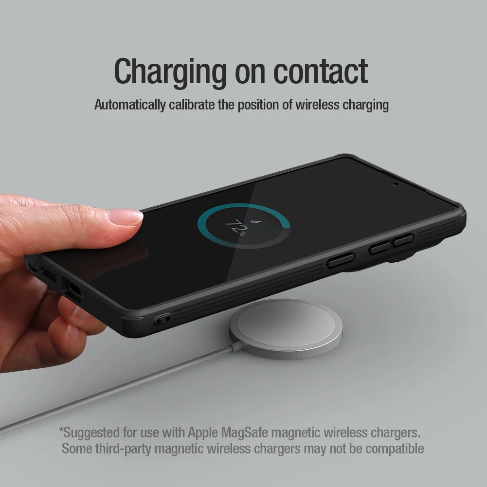 MagSafe Case for Samsung Galaxy S25 Ultra – CamShield Prop Magnetic Wireless Charging Back Cover