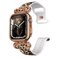 Apple Watch 7/6/SE/5/4 Case (45/44mm) | Stylish Protective Cover with Strap - Jungle