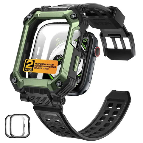 Apple Watch 9/8/7 Case (45mm) – UB Pro Rugged Protective Case with Built-in Tempered Glass Screen Protector - Guldan