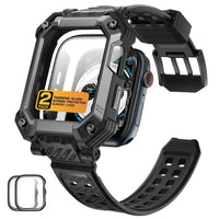 Apple Watch 9/8/7 Case (45mm) – UB Pro Rugged Protective Case with Built-in Tempered Glass Screen Protector - Calx