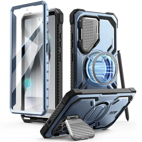 Armorbox Full-Body Rugged Case for Samsung Galaxy S25 Ultra with Built-in Screen Protector - Tilt - Droptested