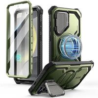 Armorbox Magnetic Phone Case for Samsung Galaxy S25 Plus with Built-in Screen Protector & Camera Cover - Guldan