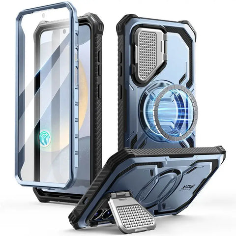 Armorbox Magnetic Phone Case for Samsung Galaxy S25 with Built-in Screen Protector & Camera Cover - Tilt - Droptested