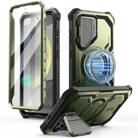 Armorbox Magnetic Phone Case for Samsung Galaxy S25 with Built-in Screen Protector & Camera Cover - Guldan - Droptested