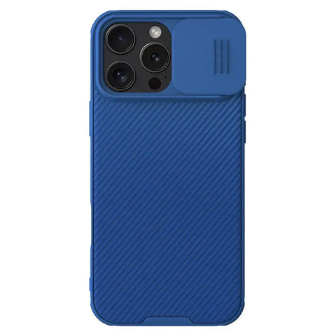 iPhone 16 Plus CamShield Pro Case - Slide Camera Protection & Bumper - Blue