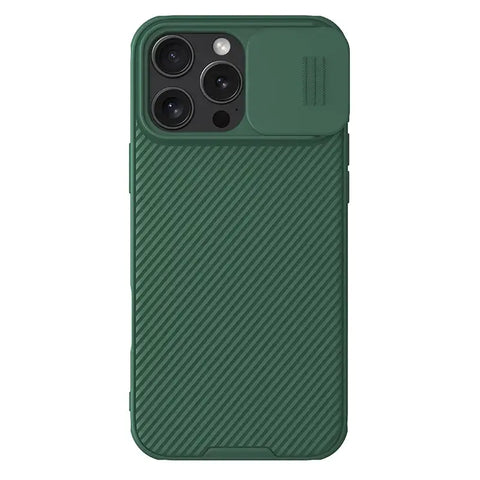 iPhone 16 Plus CamShield Pro Case - Slide Camera Protection & Bumper - Green