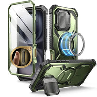 iPhone 16 Plus - Rugged Armorbox MagSafe Case with Screen Protector & Kickstand - Guldan