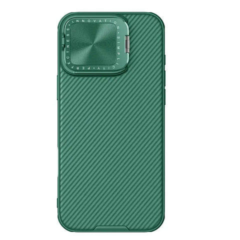 iPhone 16 Pro Max CamShield Pro Case - Full Coverage Camera Stand & Shockproof - Green