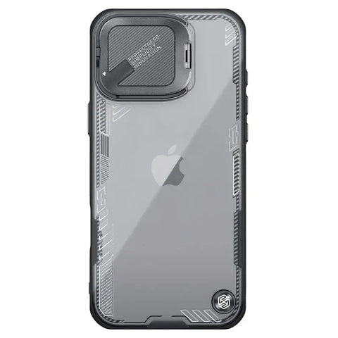 iPhone 16 Pro Max Eco-friendly Shockproof Case With Camera Holder - Black