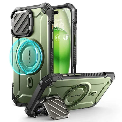 iPhone 16 Pro Max – Magnetic Rugged Case with Camera Cover - Guldan - Droptested