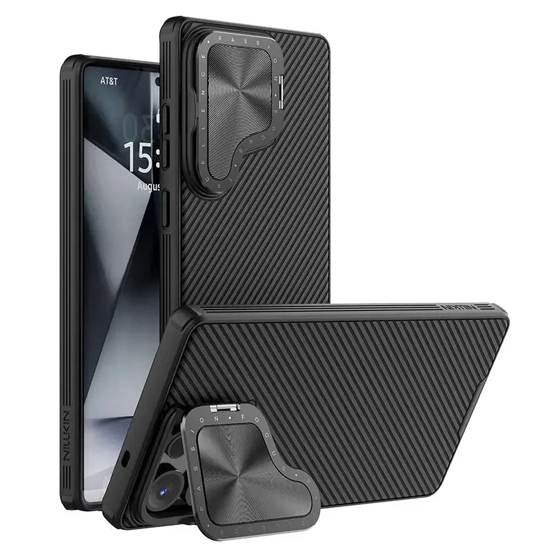 MagSafe Case for Samsung Galaxy S25 Ultra – CamShield Prop Magnetic Wireless Charging Back Cover - Black - Droptested