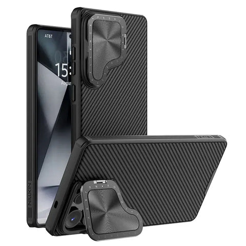 MagSafe Case for Samsung Galaxy S25 Ultra – CamShield Prop Magnetic Wireless Charging Back Cover - Black - Droptested