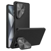 Samsung Galaxy S25 Ultra MagSafe Aramid Fiber Case with Kickstand & Military-Grade Protection - Covered Version