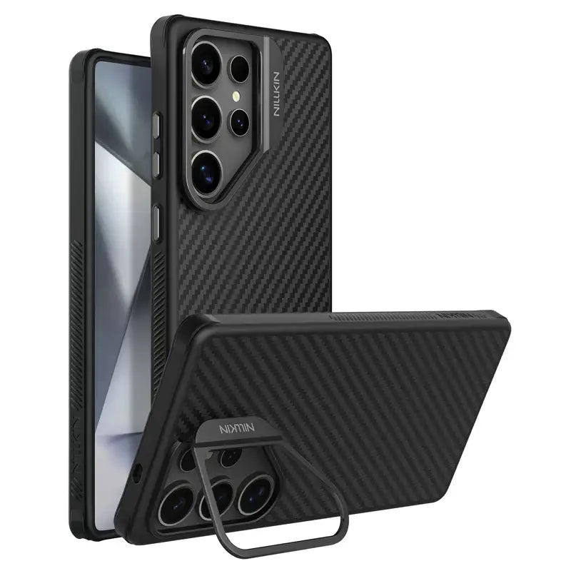 Samsung Galaxy S25 Ultra MagSafe Aramid Fiber Case with Kickstand & Military-Grade Protection - Version