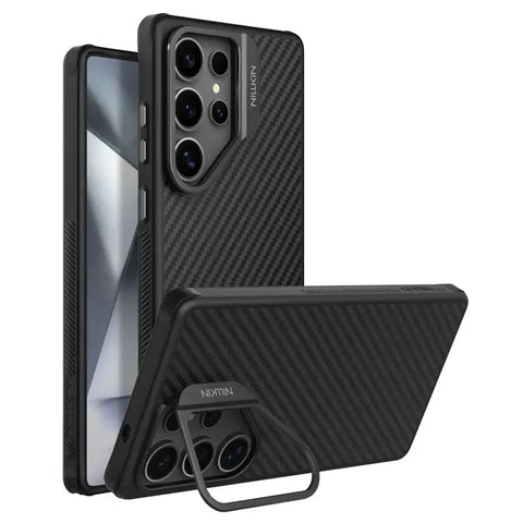 Samsung Galaxy S25 Ultra MagSafe Aramid Fiber Case with Kickstand & Military-Grade Protection - Version