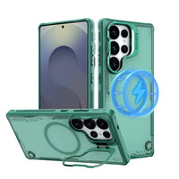 Samsung Galaxy S25 Ultra MagSafe Case – Iceblade Prop Magnetic Back Cover with Camera Protection - Green / Covered